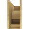 Ekena Millwork 12"W x 36"D x 24"H Classic Alma Rough Cedar Woodgrain TimberThane Corbel, Primed Tan CORUR12X36X24ALMRCPR - alternate 3